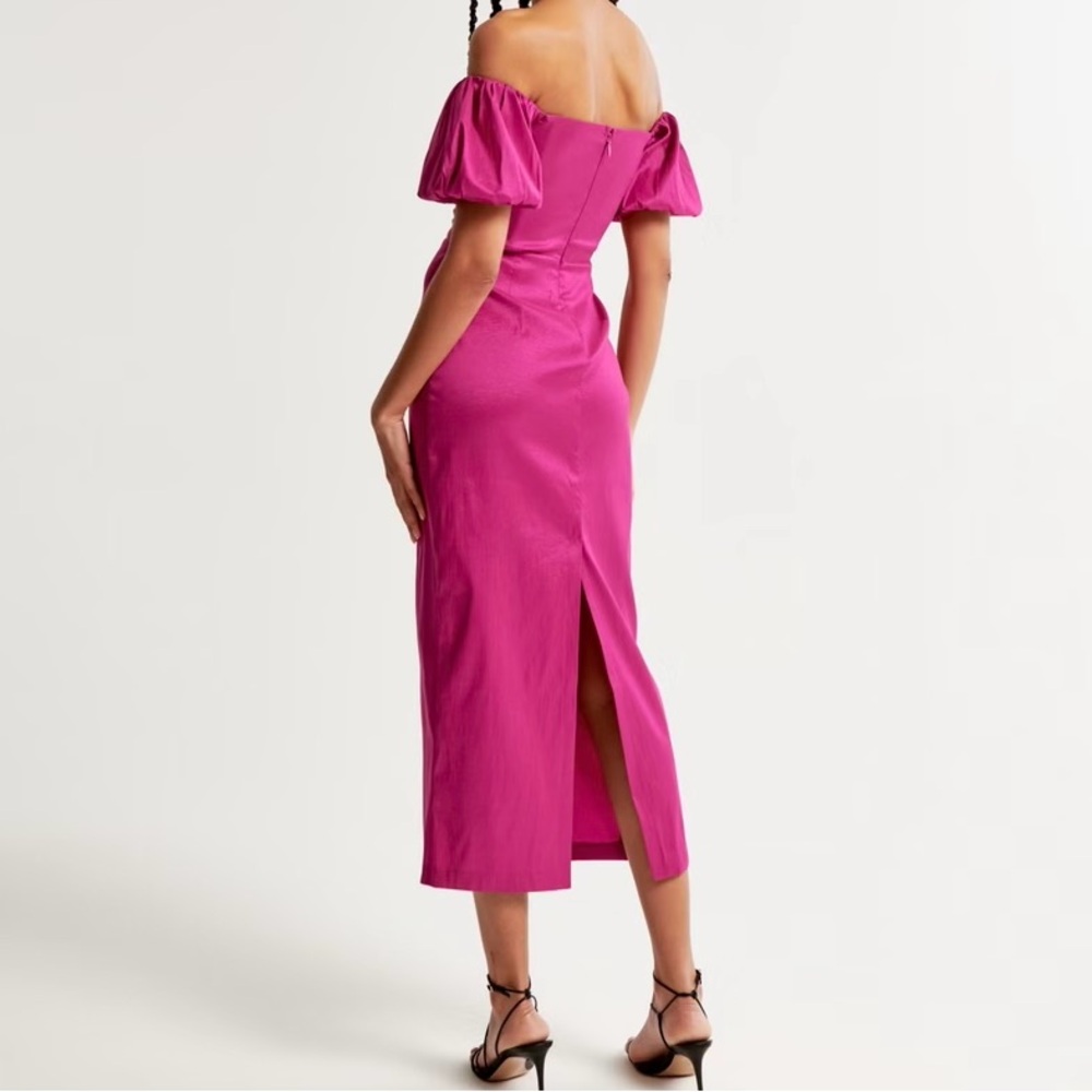 NWT Abercrombie Off-Shoulder Dress - Picture 7 of 8